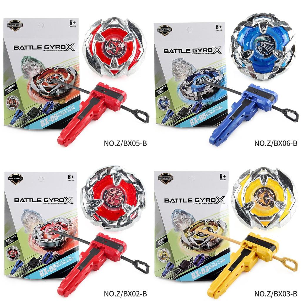 High-quality Z Brand Bursting Gyro X Series 6 Varieties Bx Gyro Boxed Combat Gyro With Shooter Grip Alloy Construction Z/bx02-b Boxed 163g