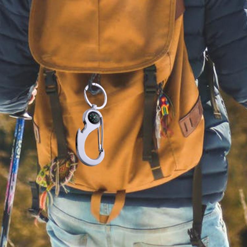 Профессиональные прозрачные компасы Кемпинг Пеший туризм Инструмент для выживания Водонепроницаемые брелки Компас Карманные навигационные компасы