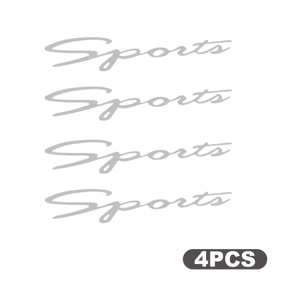 4 шт. СПОРТ Наклейки на чашки дверных ручек автомобиля Декаль Защитные наклейки от царапин для ручек автомобиля Аксессуары для стайлинга экстерьера автомобиля