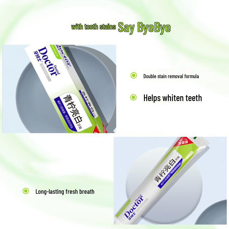 Dr. Tooth Multi-Effect Whitening Toothpaste (Lime)