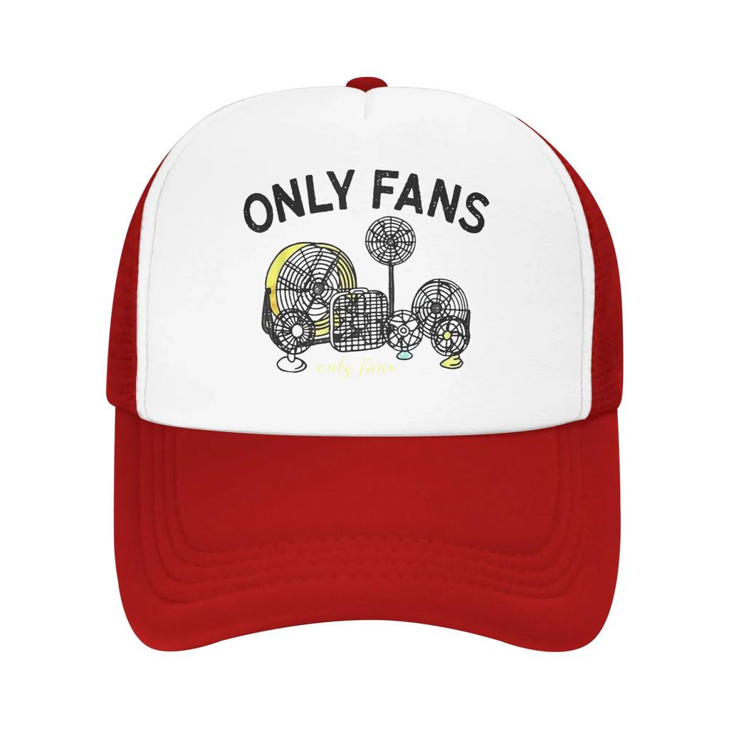 OnlyFans Only Fans Enthusiast Merch Mesh Foam Trucker Hat Summer Cooling Mesh-back Baseball Cap Casual Adjustbale
