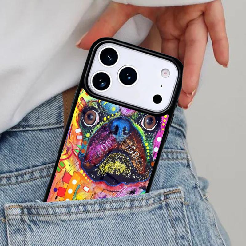 Cute Pug Dog Phone Case for iPhone 16e 15 14 13 12 17 Pro Max Plus Air 17pro Cover Coque