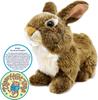 VIAHART Brown Rabbit Bridget Plush Toy Brown M Size (approx. 25cm) Fluffy and Soothing Rabbit Toy Washable Plush Toy
