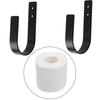 2 Pack Curtain Tiebacks Curtain Holdbacks U Shaped Curtain Hooks Curtain Pull Backs Tie Backs Wall Mount Curtain Holder