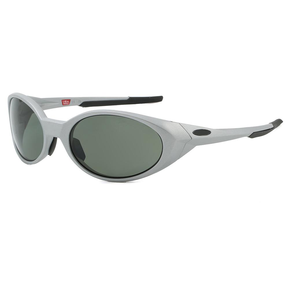 New outdoor sports cycling nylon polarized sunglasses for men and women, trendy retro travel and driving sunglasses9438