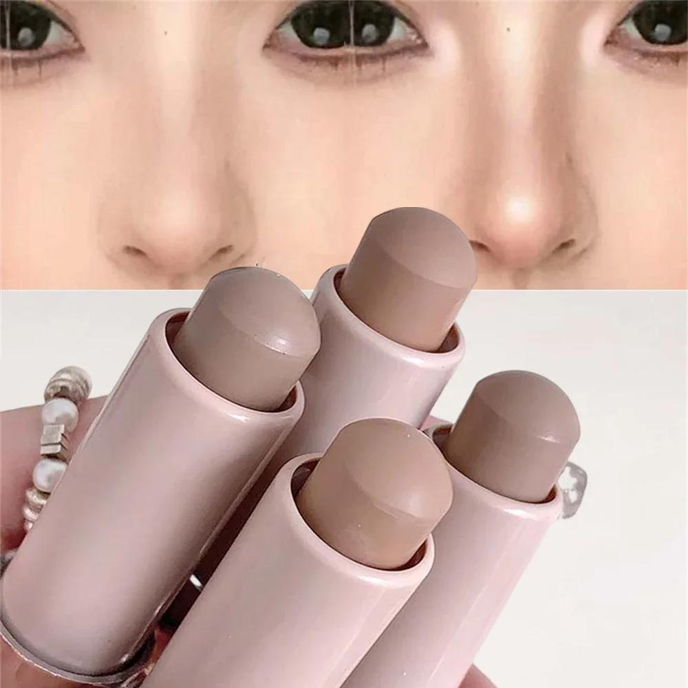 Moisturizing Matte Contour Stick Smooth Lasting 3D Nose Shadow Waterproof Face Highlight Brighten Contour Makeup