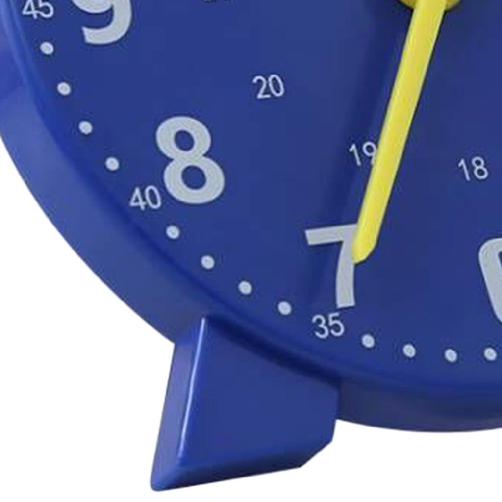 Clock Teaching Aid Learning Model Toy Elementary School Students Kids Cognitive Time Tool Blue