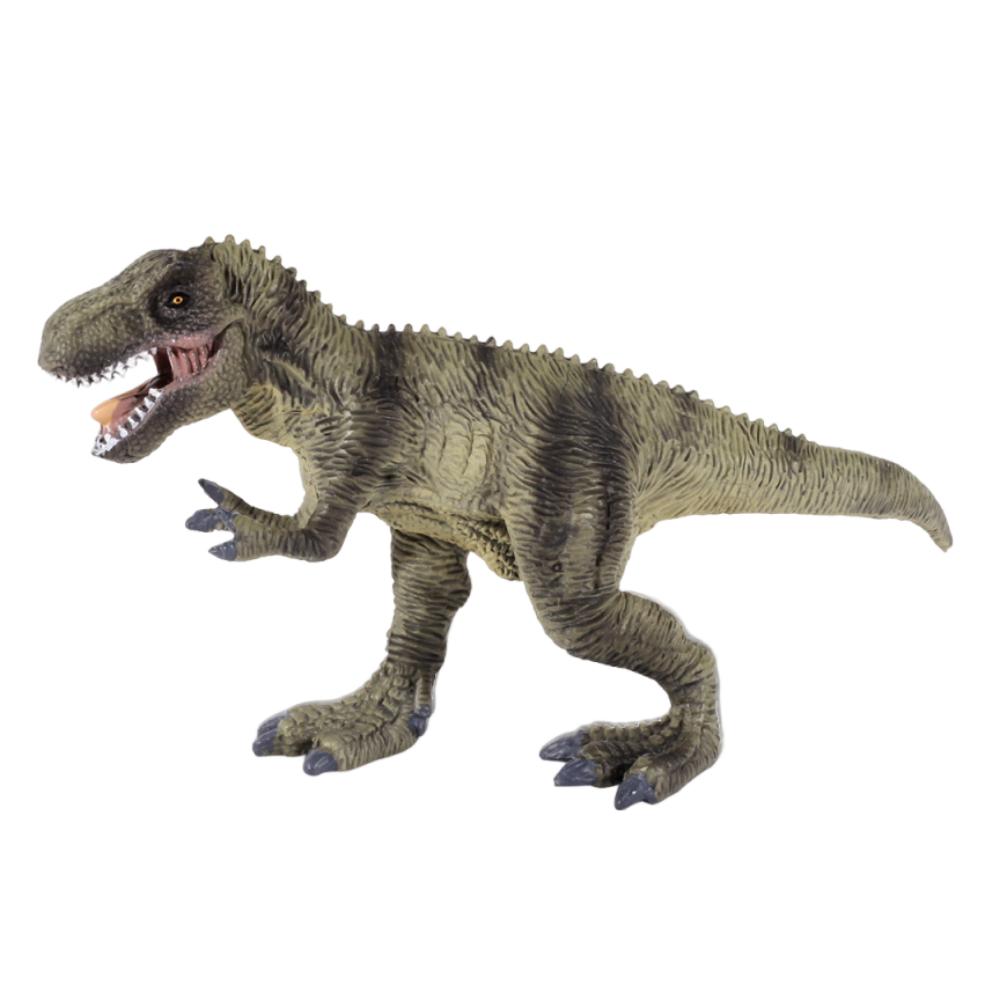 Rubber Dinosaur Model Multiple Sizes Dinosaur Action Figures Tyrannosaurus Scene Decoration