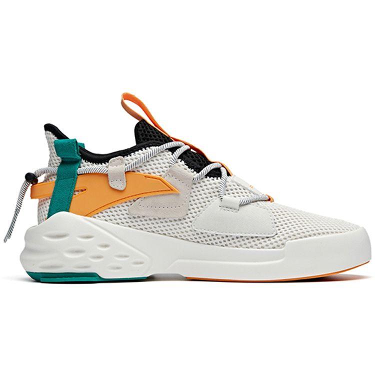 Anta Кроссовки Badass Low Top мужские кроссовки цвета слоновой кости и белого 112028086-2