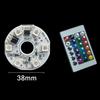 5V LED Lights Plate 4 Modes Color RGB Lamp Board 2W Colorful Gradient Sour IR 24-Key Wireless Remote Switch on/Off Control