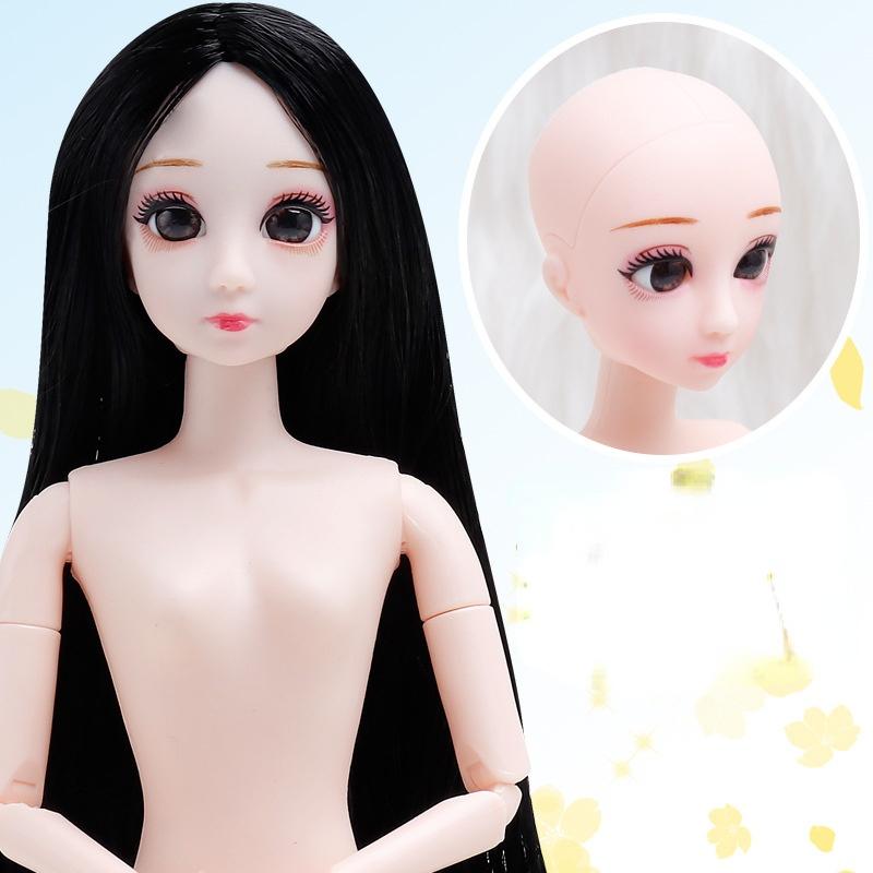30 см 26-шарнирная кукла для девочек, обнаженные части тела, куклы с волосами, детские игрушки, 26-шарнирная кукла для девочек