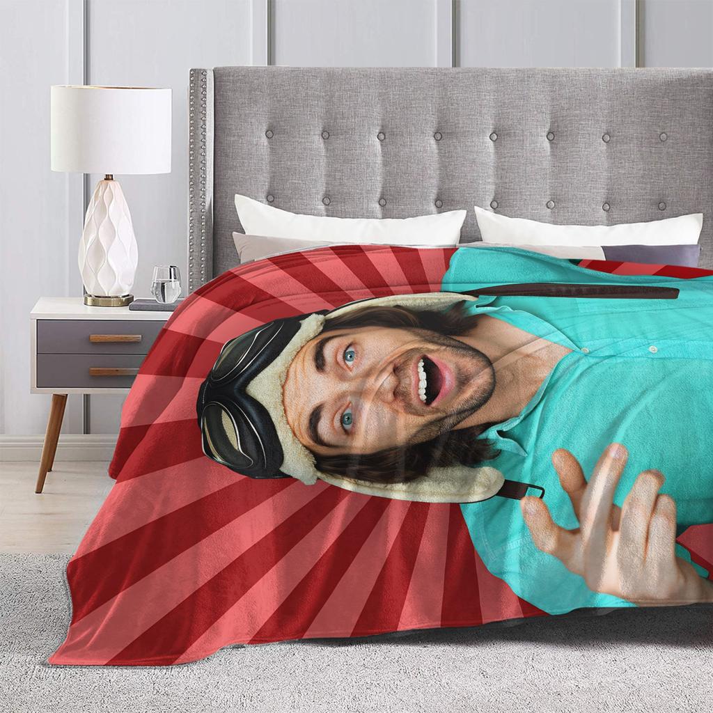Dannys Go Warm Comfy Blankets Funny Travel Throw Blanket Couch Chair Flannel Bedspread Sofa Bed Cover