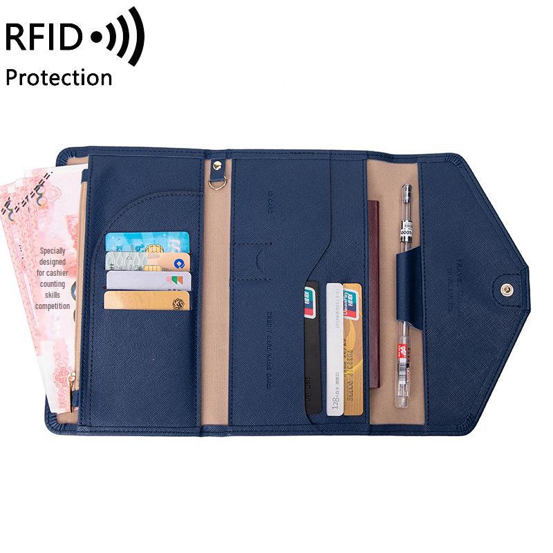 Xiangyin RFID держатель для паспорта и удостоверения личности Trifold - новый популярный дорожный кошелек