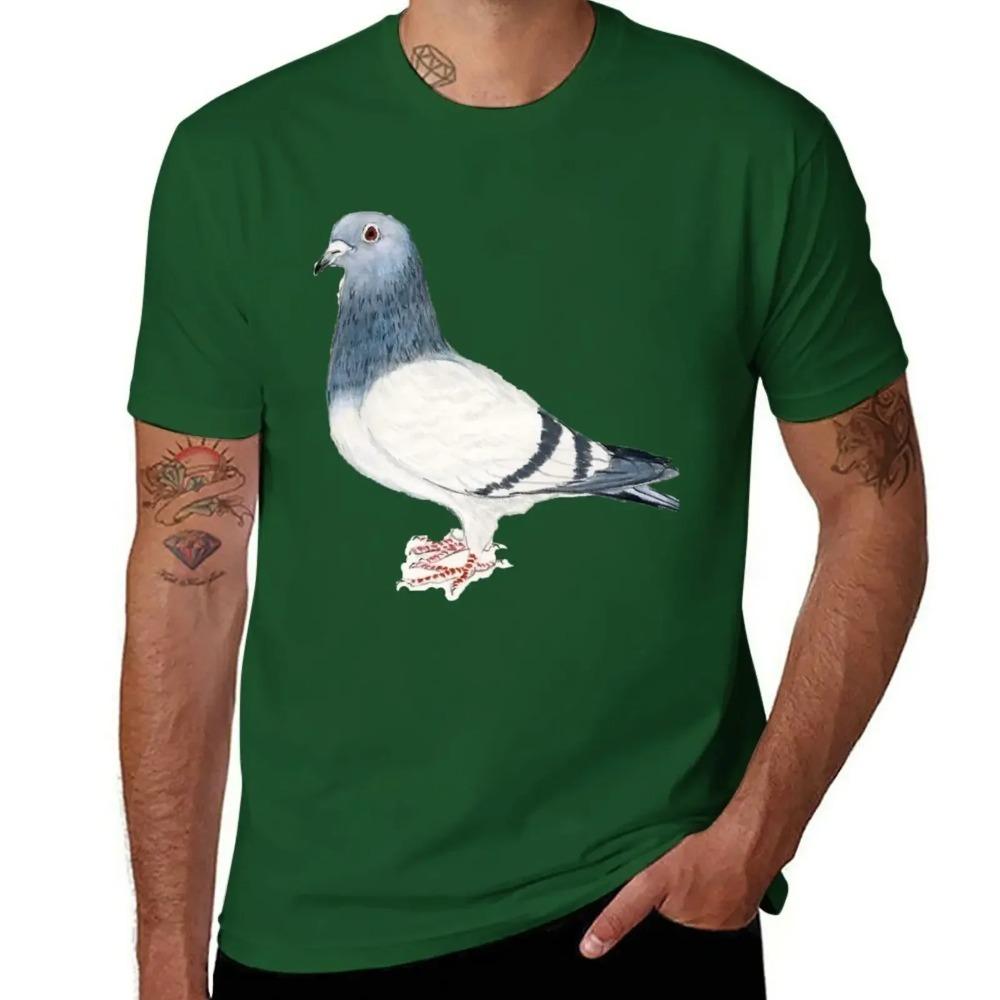 Футболка Pigeon новое издание корейская мода футболки для мужчин