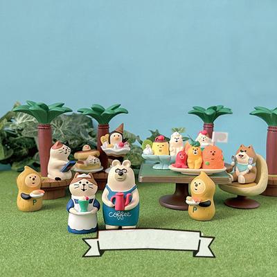 Японские украшения ZAKKA Садовая Кофейная Сцена Декорации Реквизит для Съемок Миниатюрный Смоляной Кот Подарок на День Рождения Коллекция