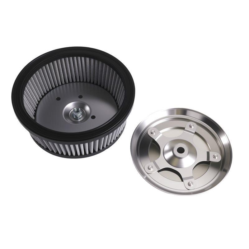 Outer Cover& 6-Hole& Gray Filter Replacement Kit For Air Cleaner For Touring Dyna Wide Glide FXDWG