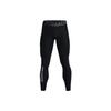 Printed Letter Elastic Waist Fitness Leggings Men Leggings Black 1370663-001