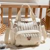 Вышивка Органайзер для детских подгузников Медведь Женская сумочка Простая сумка для мамы На открытом воздухе