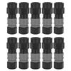 10pcs Plastic Steel Quick Connector Self Locking C Type SfPF Female Thread Air Pipe Connector(G3 8 (30) )