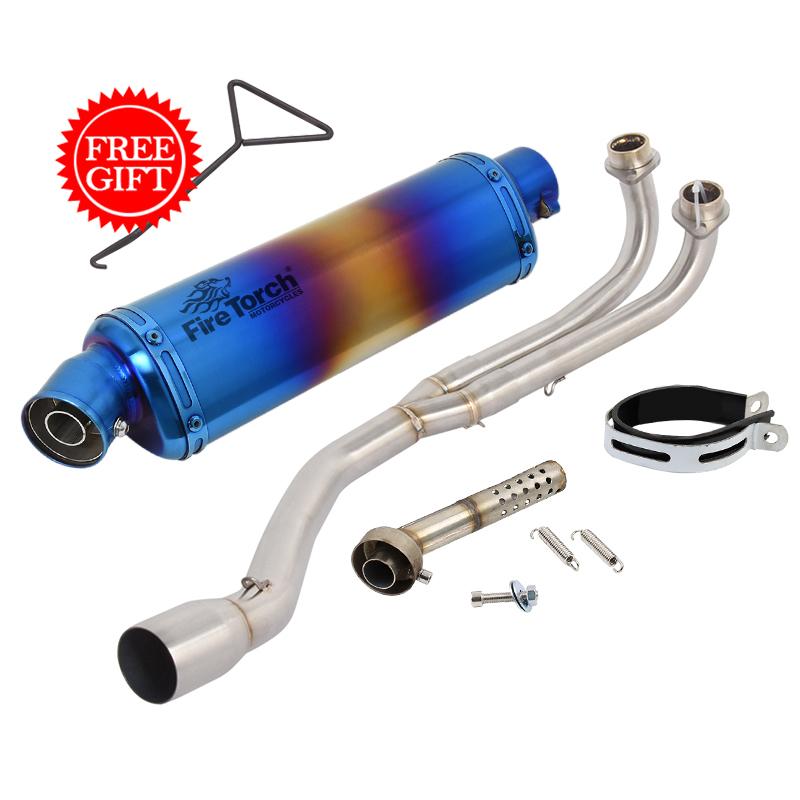 For Yamaha TMAX 500 T-MAX 500 T MAX500 2001 - 2007 Full Systems Motorcycle Exhaust Escape Front Link Pipe Muffler Moto DB Killer