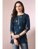 Women Printed Rayon A-line Kurta Party Wear Designer Indian Pakistani Kurti Top Dress