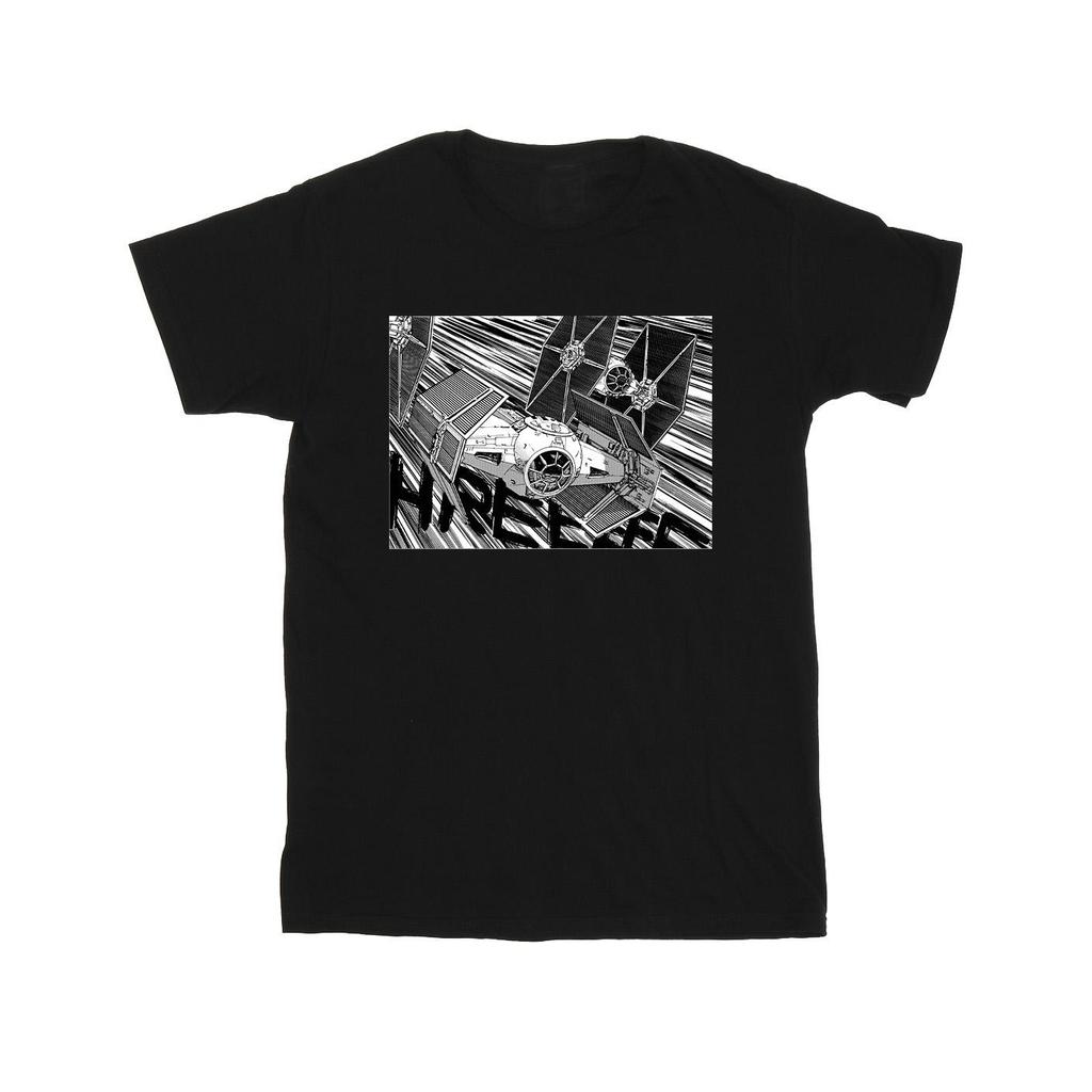 Star Wars Mens Anime Plane T-Shirt