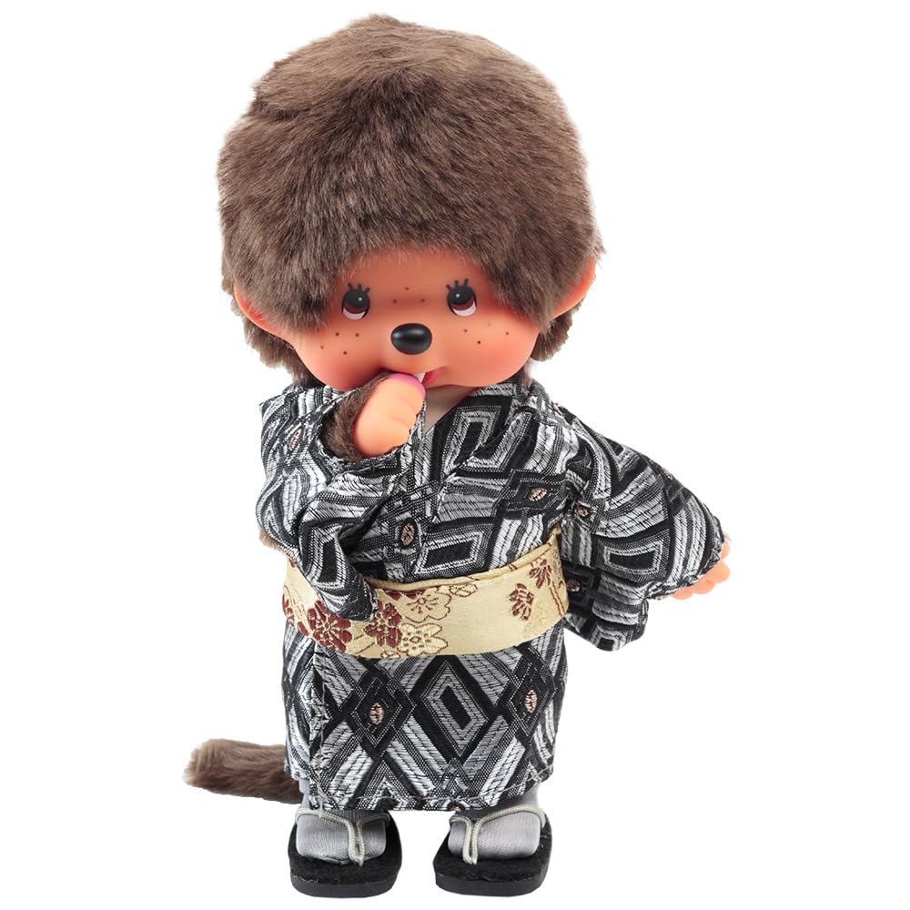 Official Kyugetsu Original Monchhichi Kimono Boy IPM-12-Z