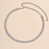 New Year's New Full Diamond Women's Light Luxury Style Elegant Blingbling Flash Drill Waist Chain