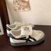 Cream Dexun Puff Shoes Female Students Versatile Year New Niche Casual Flat Baseplate Shoes