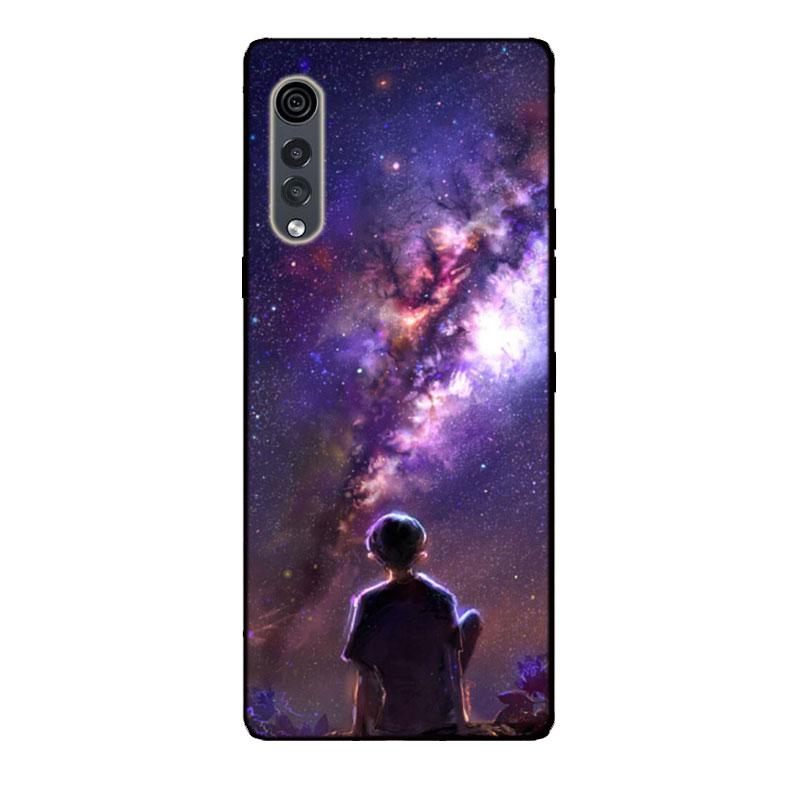 Для LG Velvet Чехол Черный Бампер Силиконовый ТПУ Мягкая Крышка Телефона Для LG Velvet 5G LM-G900 Чехол Мультяшный Funda Для LG Velvet Чехол