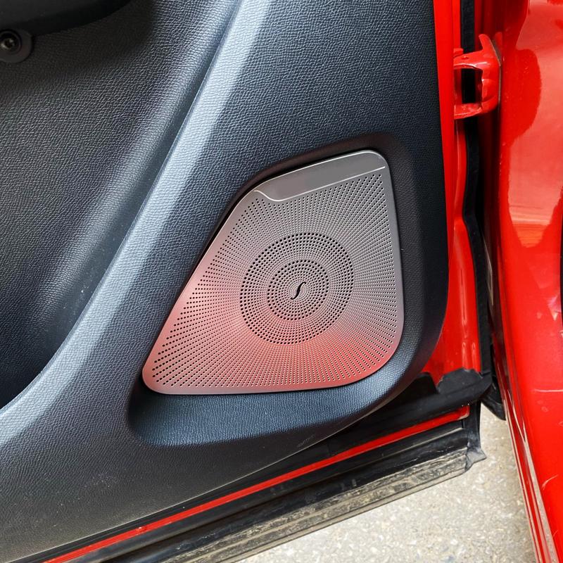 Для Citroen C5 Aircross 2017-нержавеющая дверная панель автомобиля, панель громкоговорителя, крышка динамика, накладка на рамку, наклейка, литье
