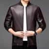 Baseball Collar Leather Jacket for Men Autumn and Winter New Korean Style Slim Loose Casual Motorcycle Jacket Jacket