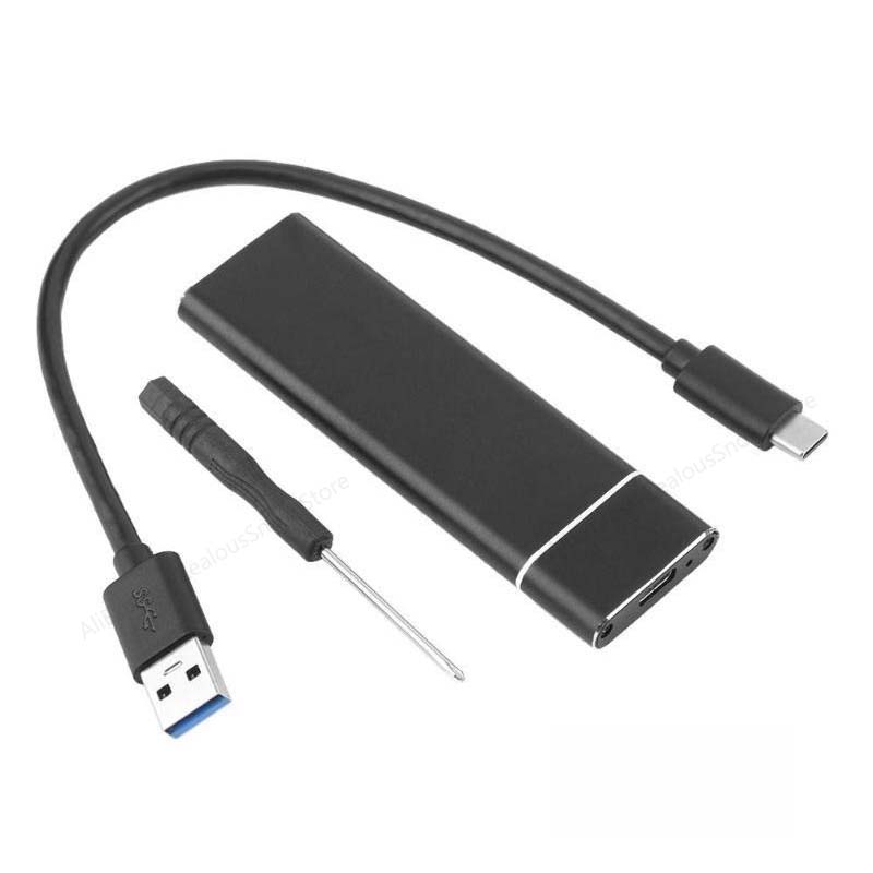 KEBIDUMEI M2 SSD Case M.2 NVMe SATA SSD Enclosure 10Gbps Adapter USB 3.1 Type C Dual Protocol Enclosure Supports M And B&M Keys