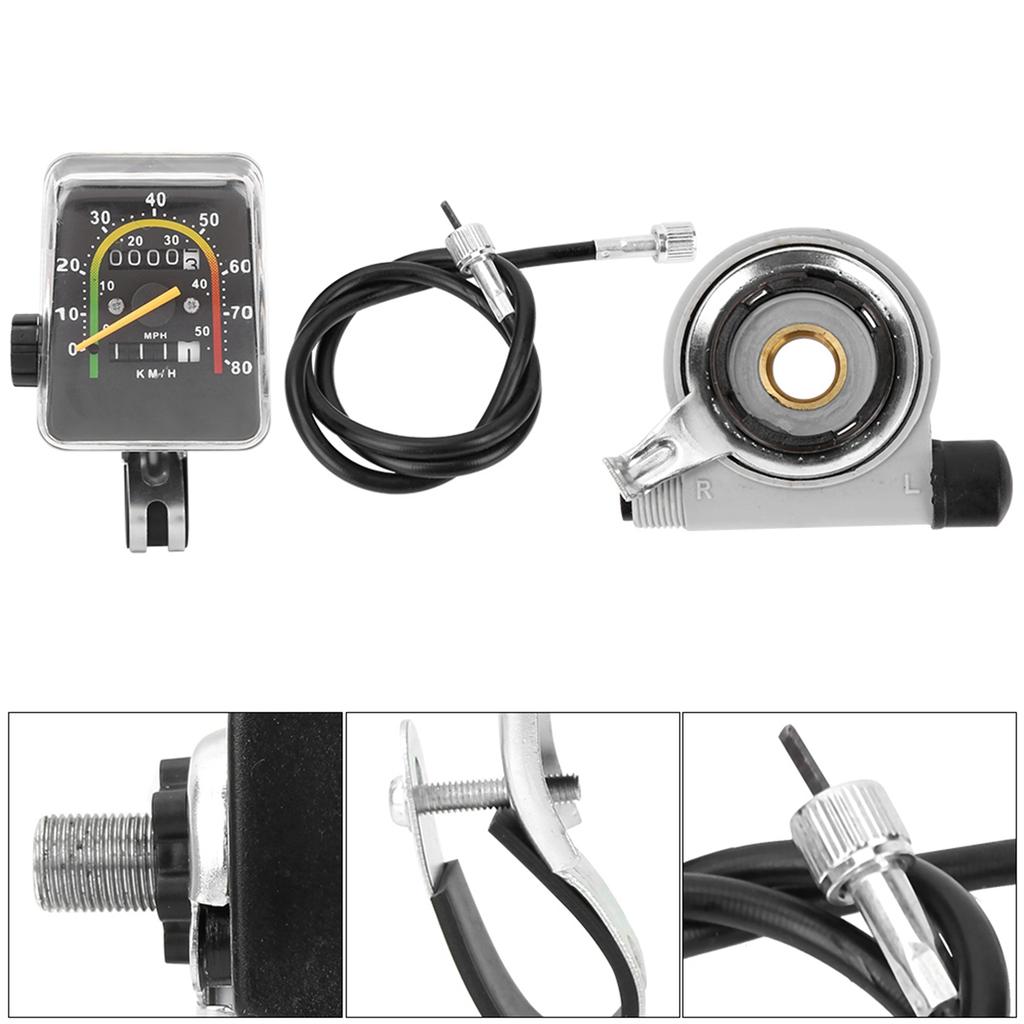 Велосипедный механический одометр Велосипедный спидометр Компьютер Горный велосипед Таблица Водонепроницаемый механический одометр