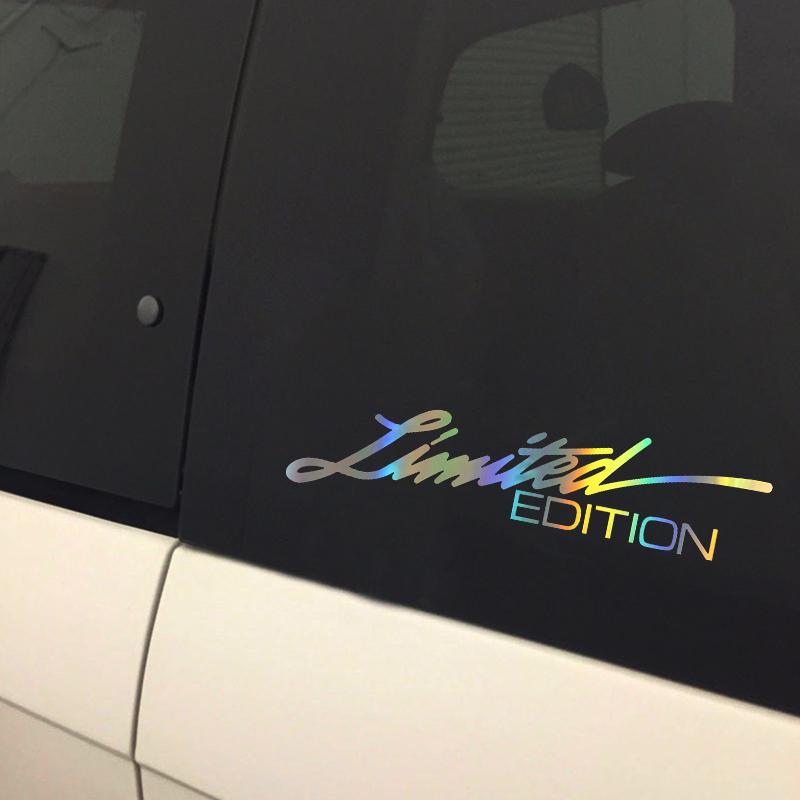 16 X 3.8 CM Laser Vinyl Letter LIMITED EDITION Pattern Car Motorcycle Body Bumper Window Sticker