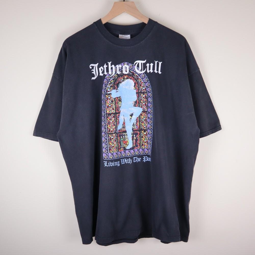 Vintage Jethro Tull Living With The Past 2003 Tour Shirt Adult 2XL 25x31 Unisex T-Shirt