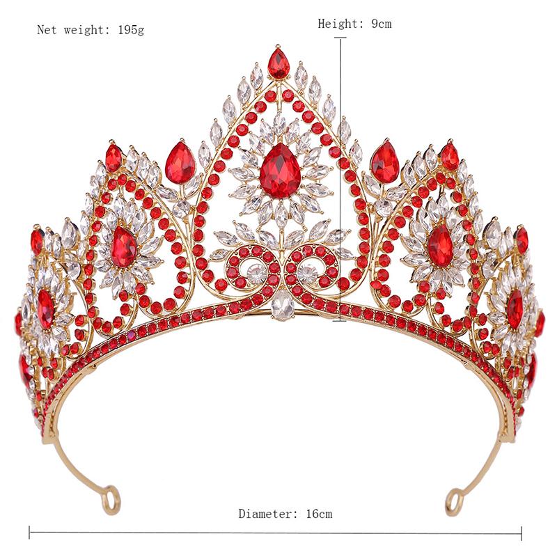 Quality Queen Tiaras and Crowns for Women Bridal Wedding Crown Hair Jewelry Party Birthday Bride Headdress Accessories