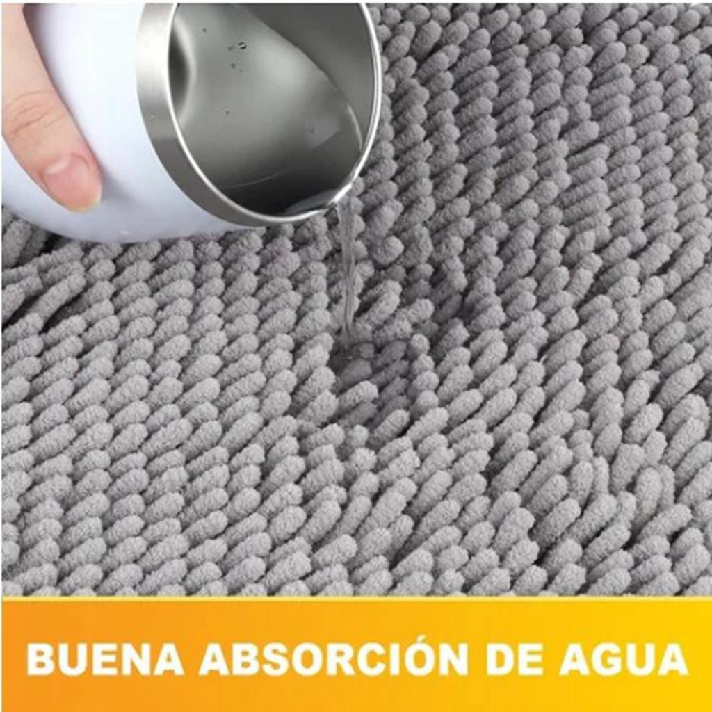 40X60CM Коврик для ванной комнаты, водопоглощающий, темно-серый, противоскользящий, ПВХ, утолщенный, коврик для двери для отеля