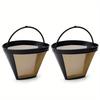 Reusable Espresso Filter Basket Refillable Cone Coffee Maker Filters for Ninja Coffee Bar Brewer Accessory Easy-Clean Cup & Pad