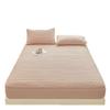 Soybean Cotton Waterproof Bed Sheet - Love Style, Mattress Protector Compatible with Simmons.
