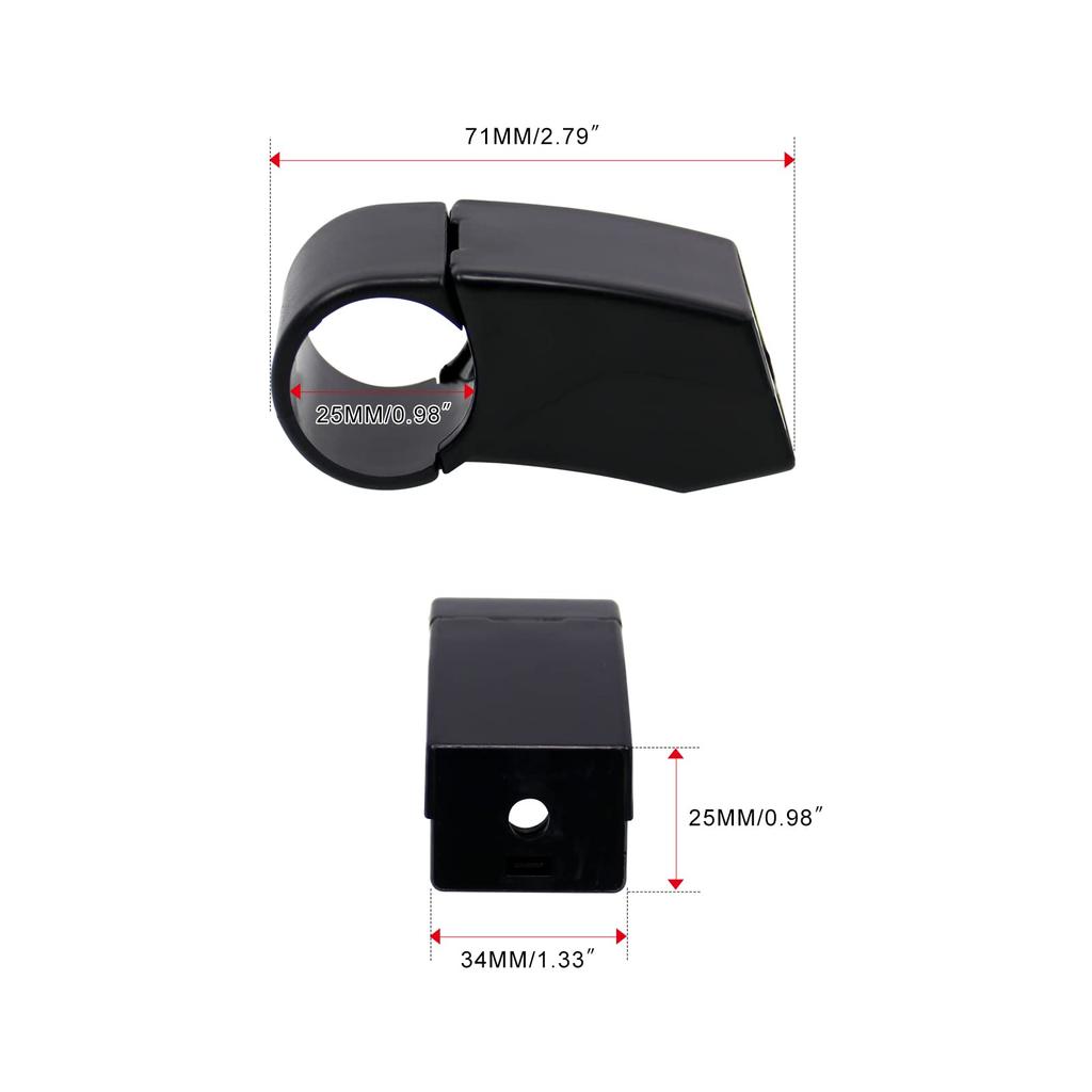 Kiload ZSP28 Багажник на крышу автомобиля Боковая дуга Ручка-поручень Держатель Комплект из 4 штук