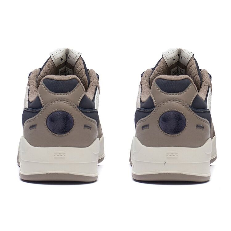 Li Ning Moon White Dream Theme Толстая подошва, увеличивающая рост, нескользящая, износостойкая, легкая, низкая, для скейтбординга, мужские кроссовки, коричневые AGCS251-4