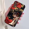 Чехол для телефона Genshin Impact H-Hu Tao для Samsung S25, S24, S21, S22, S23, S30, Ultra, S20, Plus, Fe, Мягкий силиконовый черный чехол