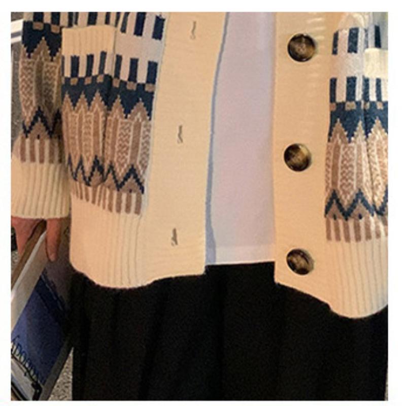 Весенне-осенний новый модный универсальный свитер, мужской утепленный свободный повседневный простой повседневный кардиган с цветными блоками, мужская куртка M-2XL