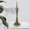 Popular Canton Tower Model Delicate  Work Small Waist  Vintage Office Decoration( Bronze)