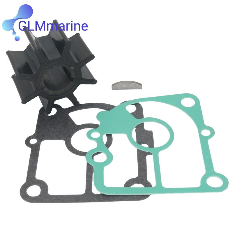 334-65021-0 Water Pump Impeller Repair Kit for Tohatsu Nissan MFS NSF 9.9 15 18 20 HP Outboard 334650210 334650210M 3LD-65021