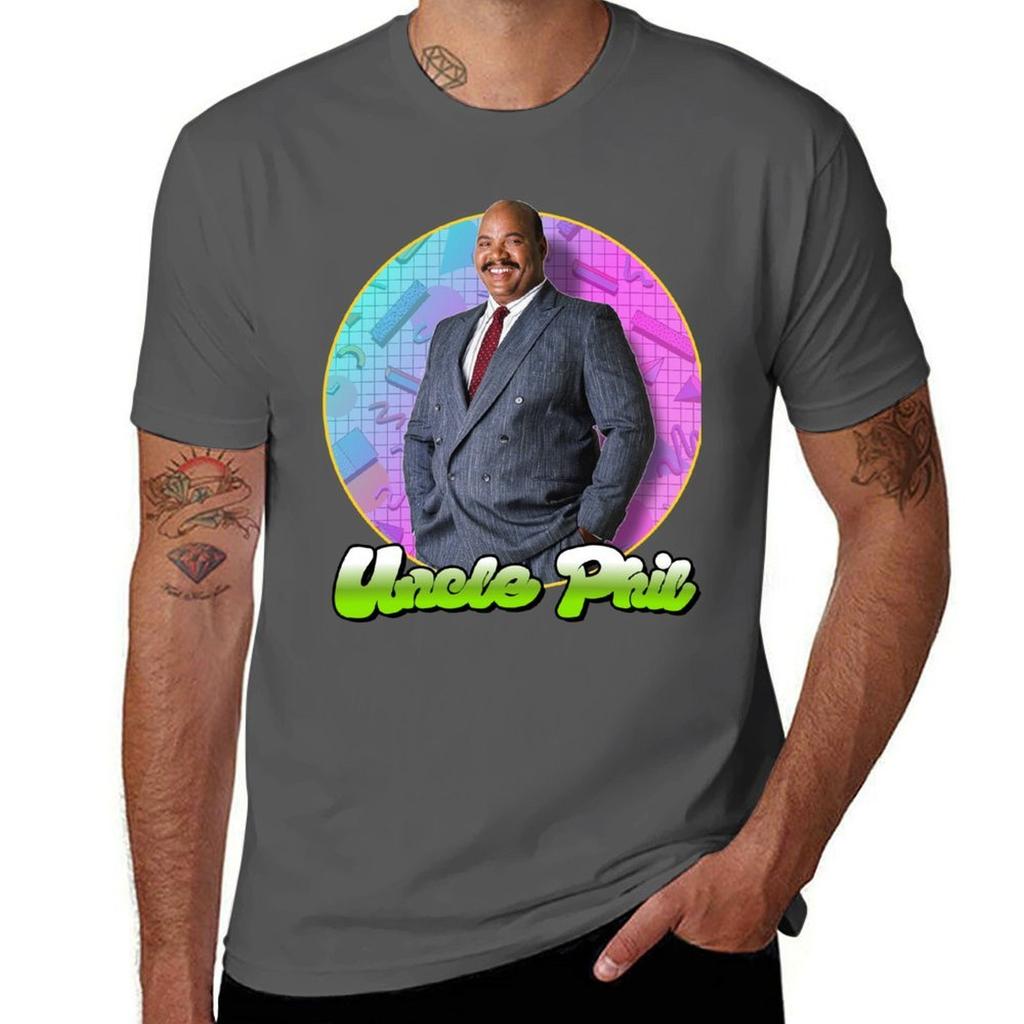Uncle Phil Fresh Prince 90s Fan Design TShirt Urban Casual Loose Fit Tee