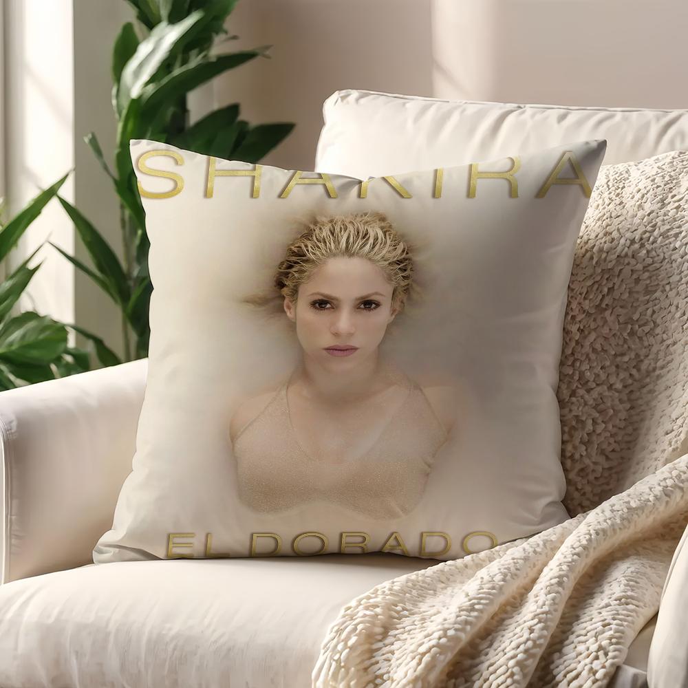 SShakira Singer cushion cover For Pillow Printing Sofa Decoration Home Car Room Coffee Shop Office Nordic Simplicity