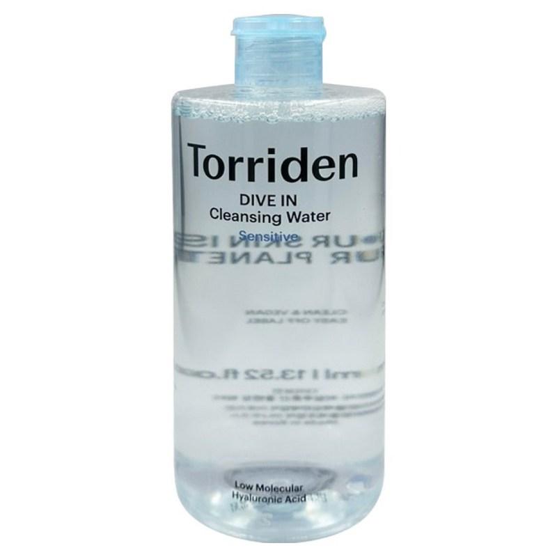 Torriden Dive-in Low Molecular Weight Hyaluronic Acid Cleansing Water, 400ml, 1 pcs