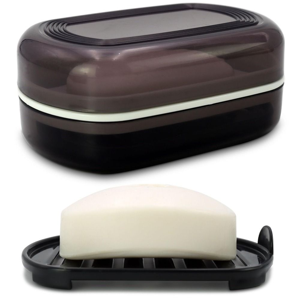 Leak-Proof Travel Soap Dish Reusable Soap Container Household Sealed Soap Rack Hotel